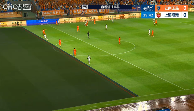 半场:海港2-0玉昆 魏震岳鑫破门 两粒进球被吹 半场:海港2-0玉昆 魏震岳鑫破门 两粒进球被吹