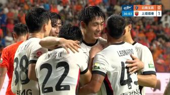 连追两球 玉昆2-2逼平海港 18岁布尼亚明替补传射