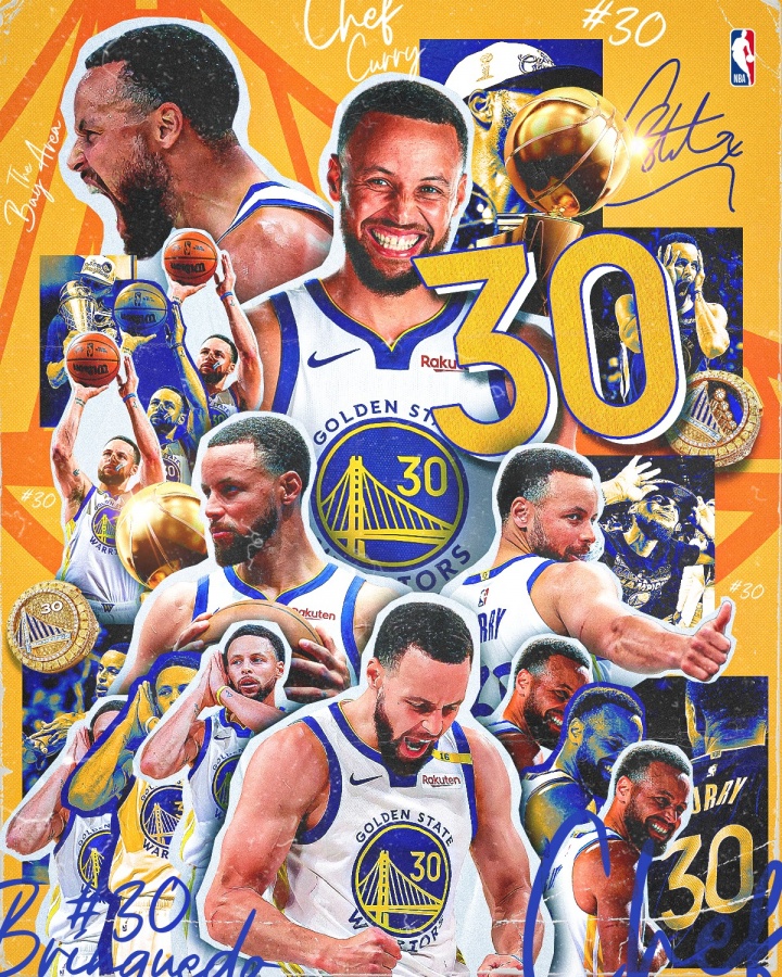 迫不及待啦~NBA官方晒库里为新赛季预热：揭幕战倒计时30天！