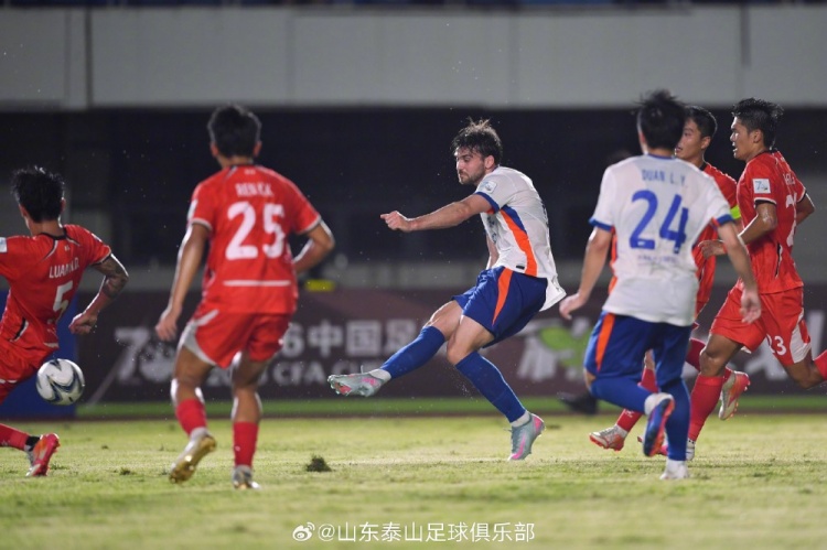 泽卡戴帽+陈蒲李小恒破门 山东泰山客场5-0横扫广西恒宸晋级 泽卡戴帽+陈蒲李小恒破门 山东泰山客场5-0横扫广西恒宸晋级